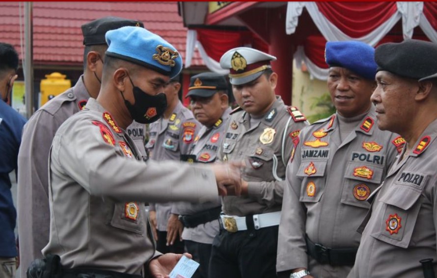 Personel Polda Kalimantan Utara Bidang Profesi dan Pengamanan (Propam) menggelar kegiatan pelaksanaan Pekan Disiplin