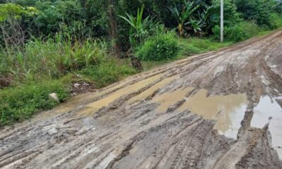 Kondisi jalan di Malinau (Foto: Istimewa)